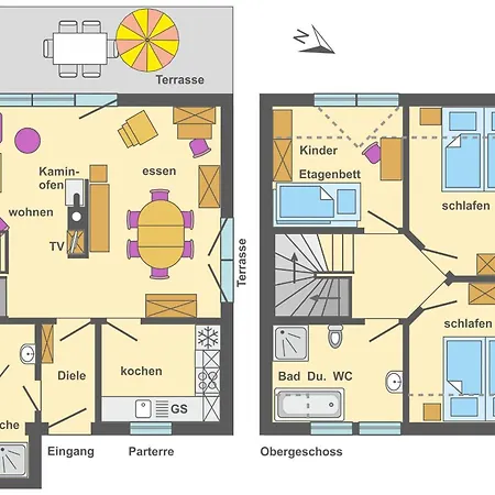 Prázdninový dům Freesenbruch Doppelhaushaelfte 12a - Steuerrad